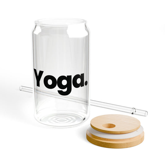 Yoga. Sipper Glass