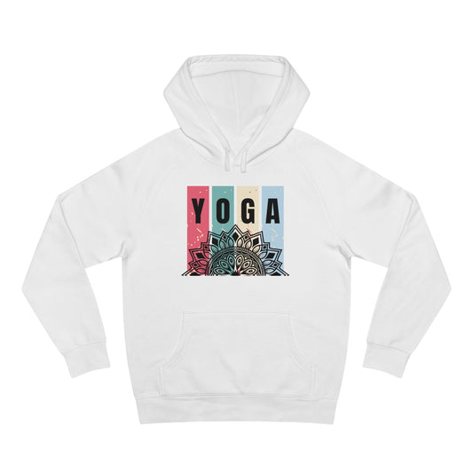 Yoga Mandala White Hoodies