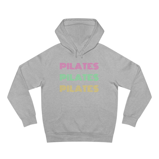 Retro Pilates Heather Gray Hoodies