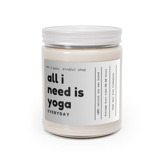 All I Need is Yoga Everyday Scented Candles