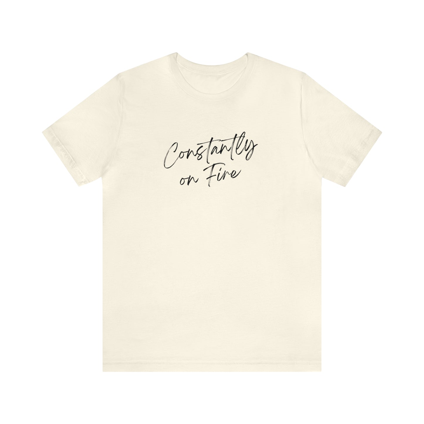 Constantly on Fire Jersey Short Sleeve T-shirt