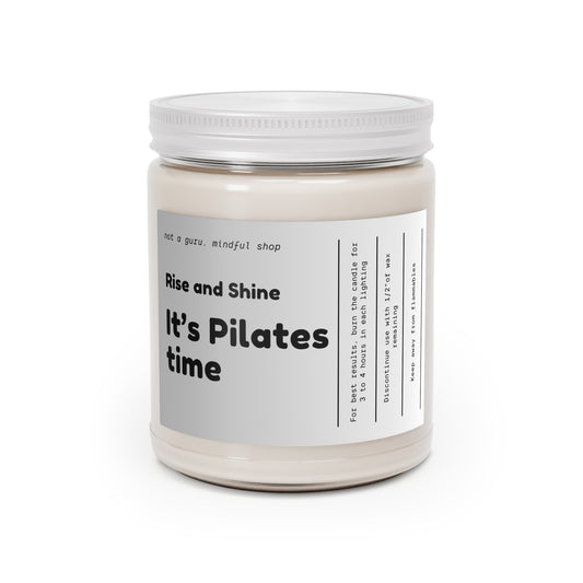 Rise And Shine It's Pilates Time Scented Candles