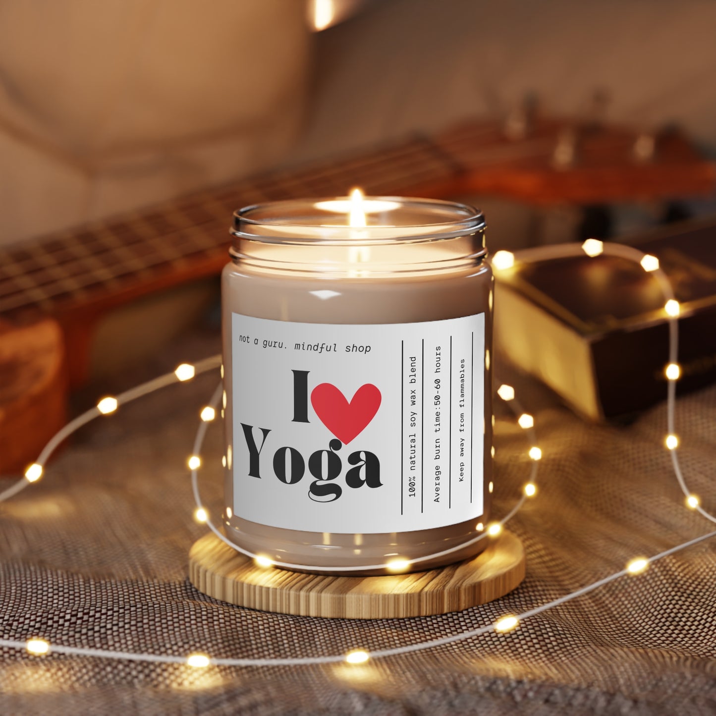 I LOVE Yoga Scented Candles