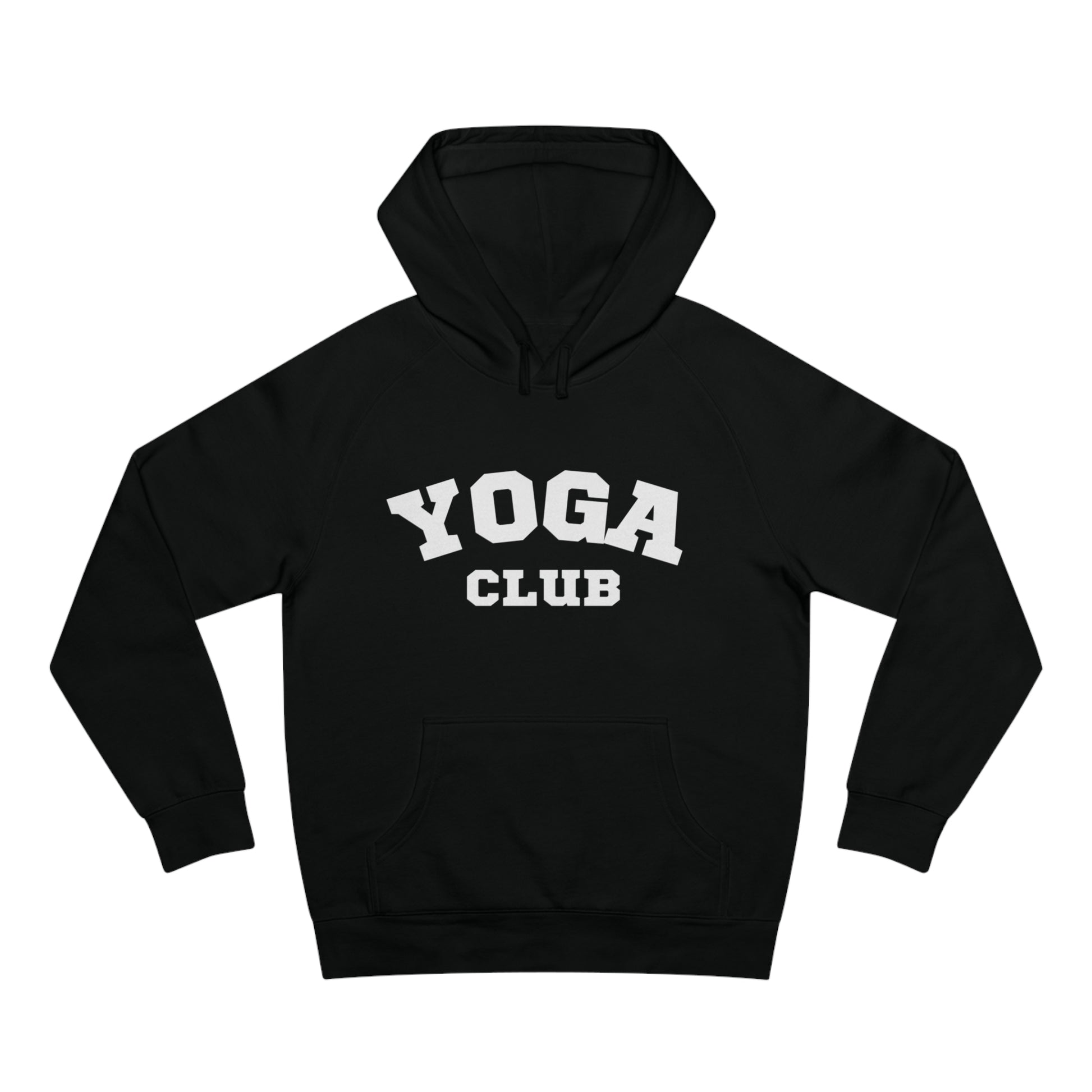 Yoga Club Unisex Black Hoodies