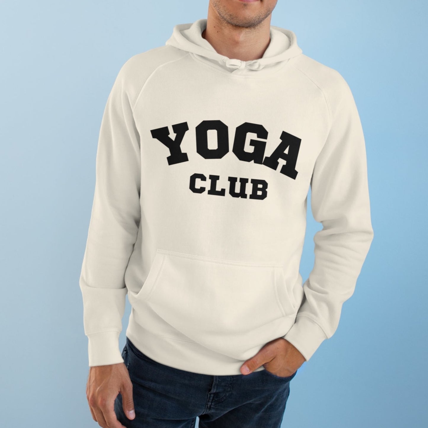 Yoga Club Unisex Ecru Hoodies