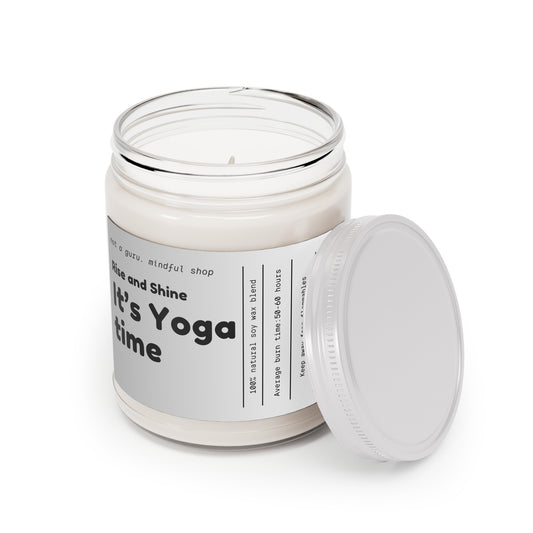 Rise And Shine It's Yoga Time Scented Candles