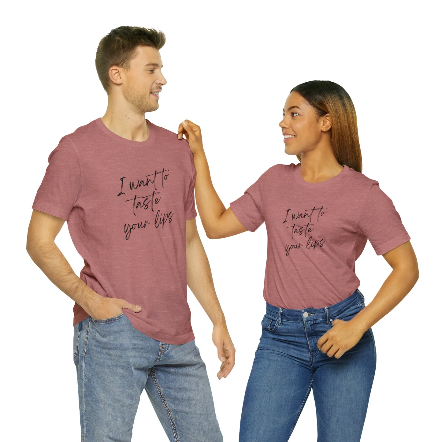 I Want to Taste your Lips Jersey Short Sleeve T-shirt