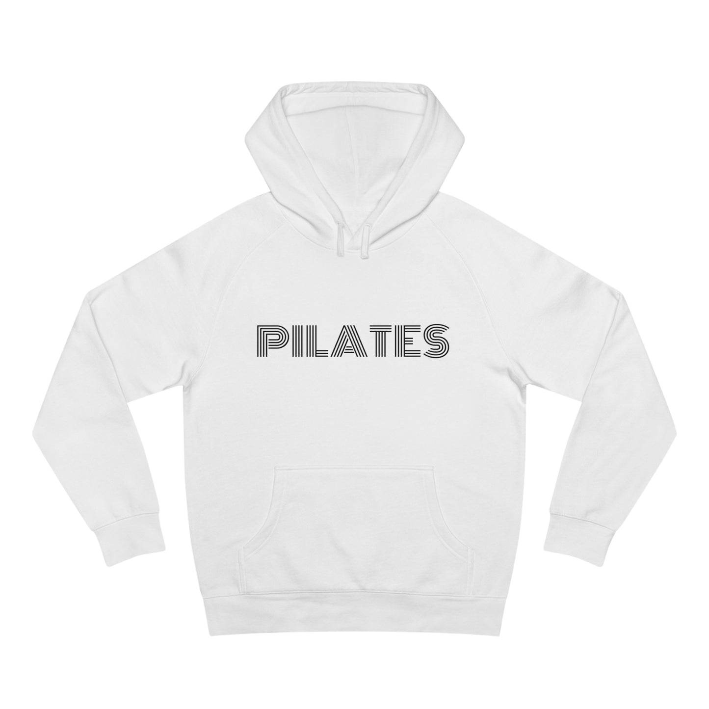 Retro Pilates White Hoodies