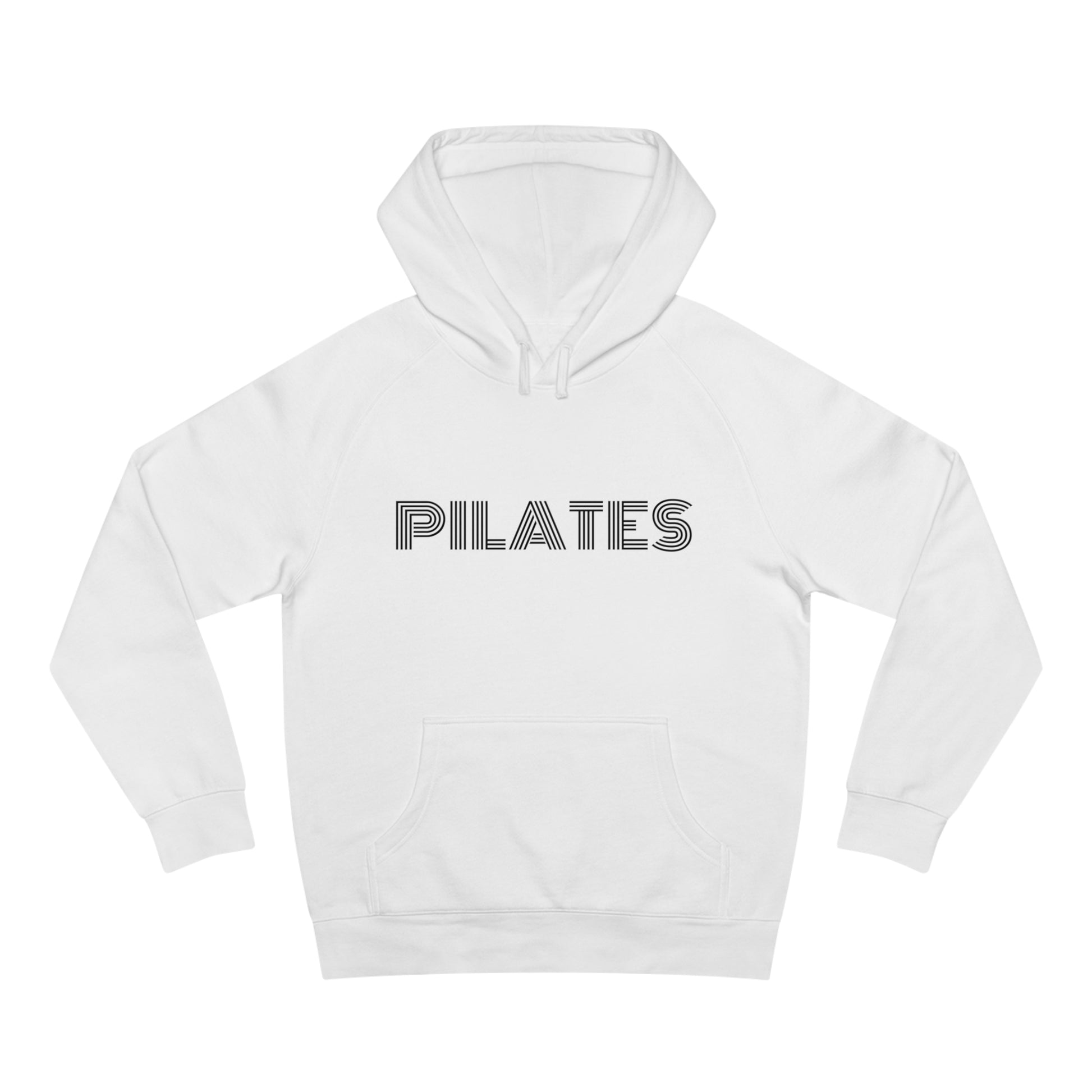 Retro Pilates White Hoodies