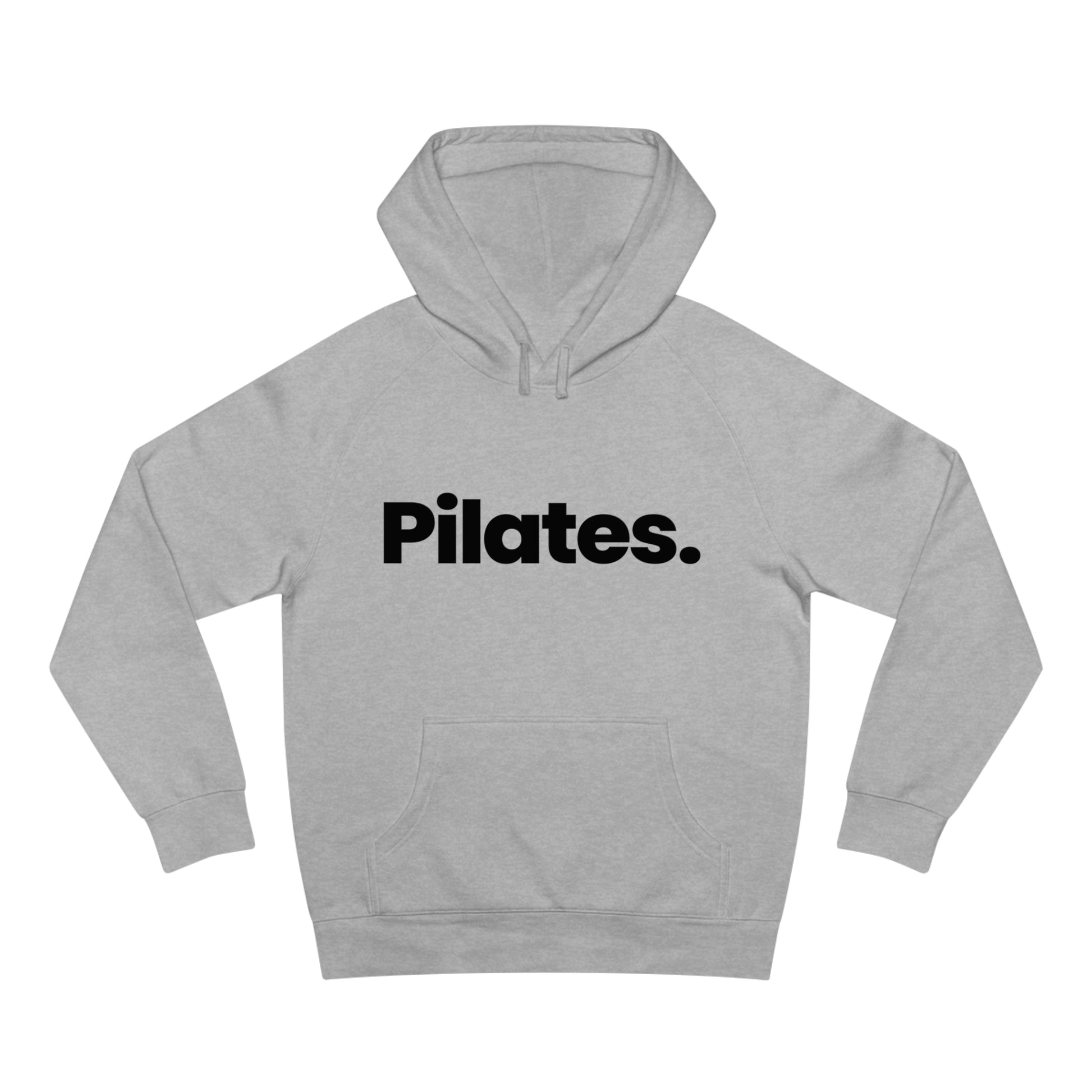 Pilates. Unisex Heather Gray Hoodies