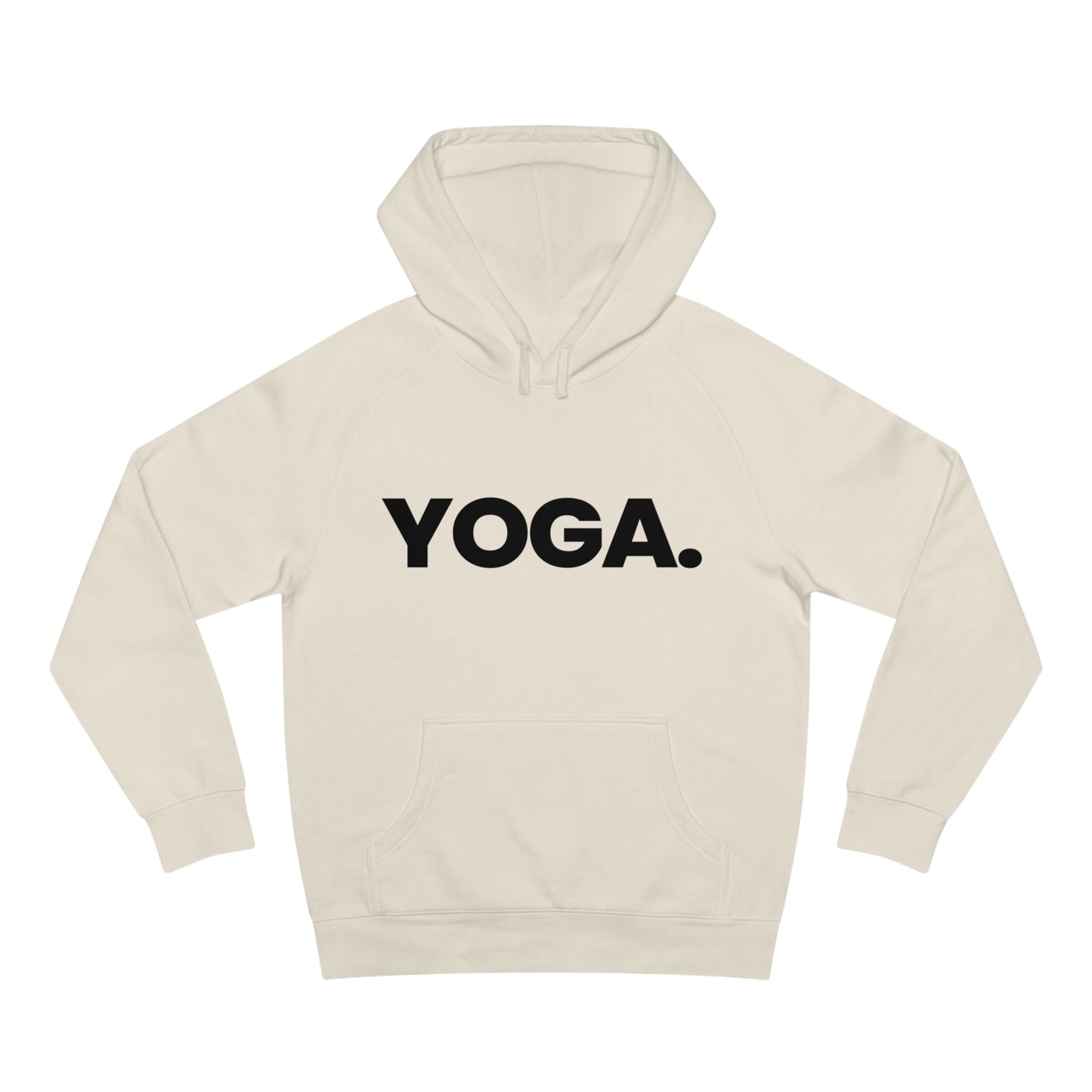 Yoga. Ecru Hoodies