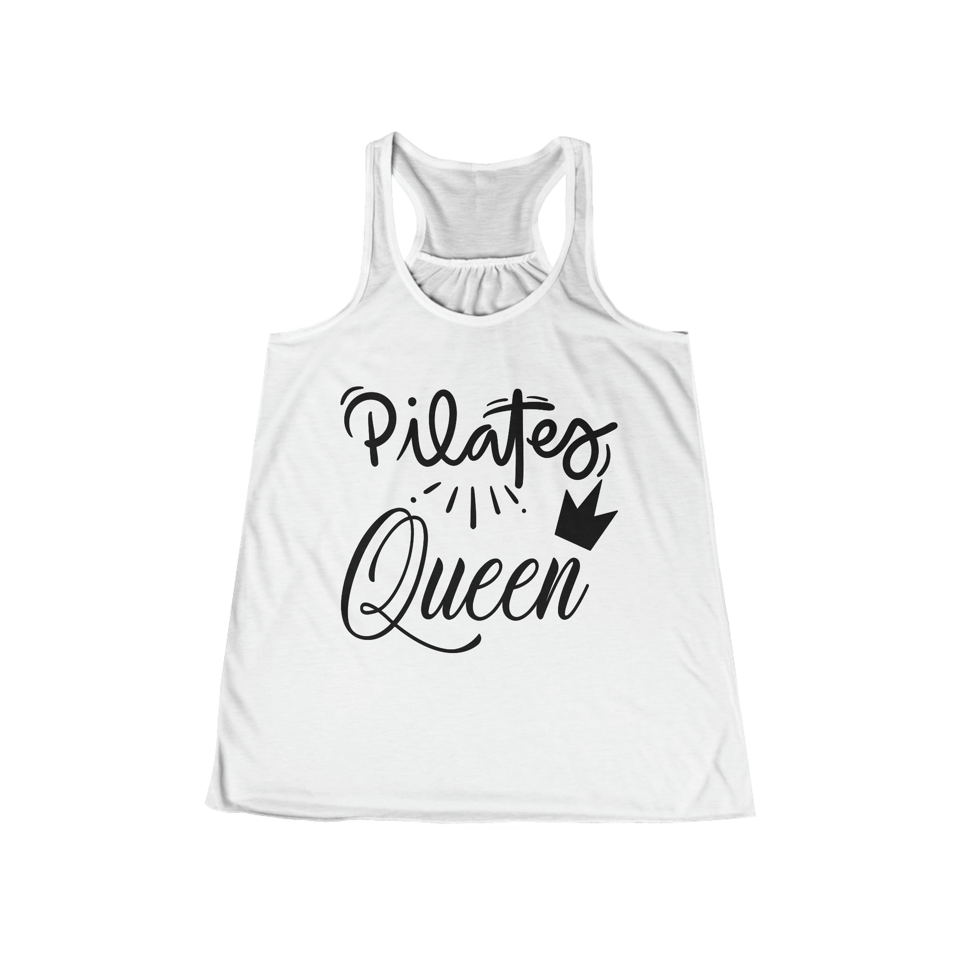 Pilates Queen White Tank Top