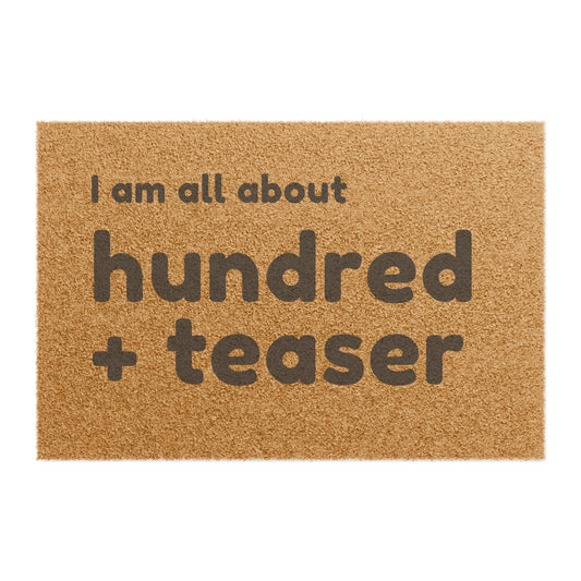 I am all about Hundred and Teaser - Pilates Doormat