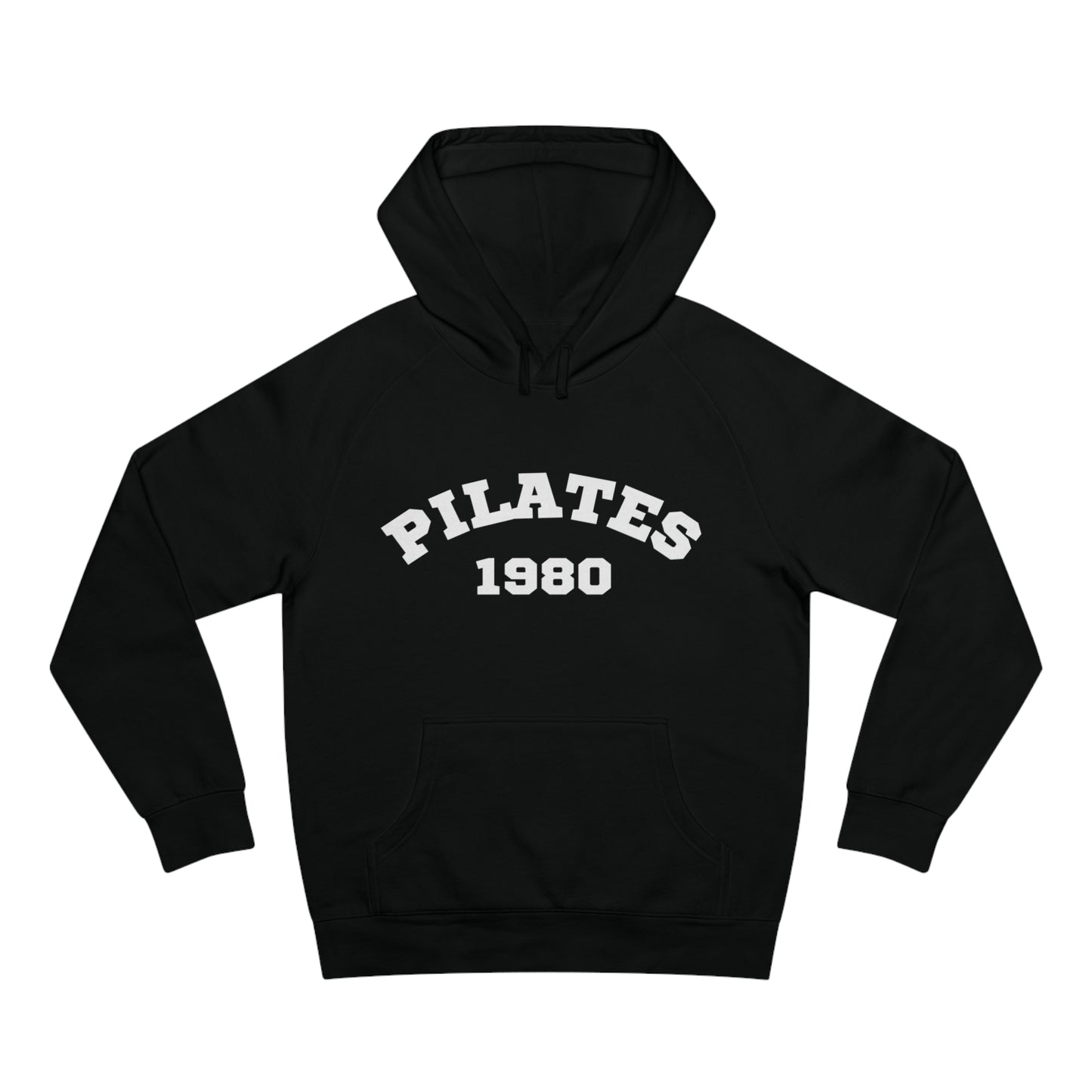 Pilates 1980 Unisex Black Hoodies 