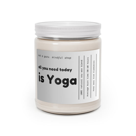 All You Need Today is Yoga Scented Candles
