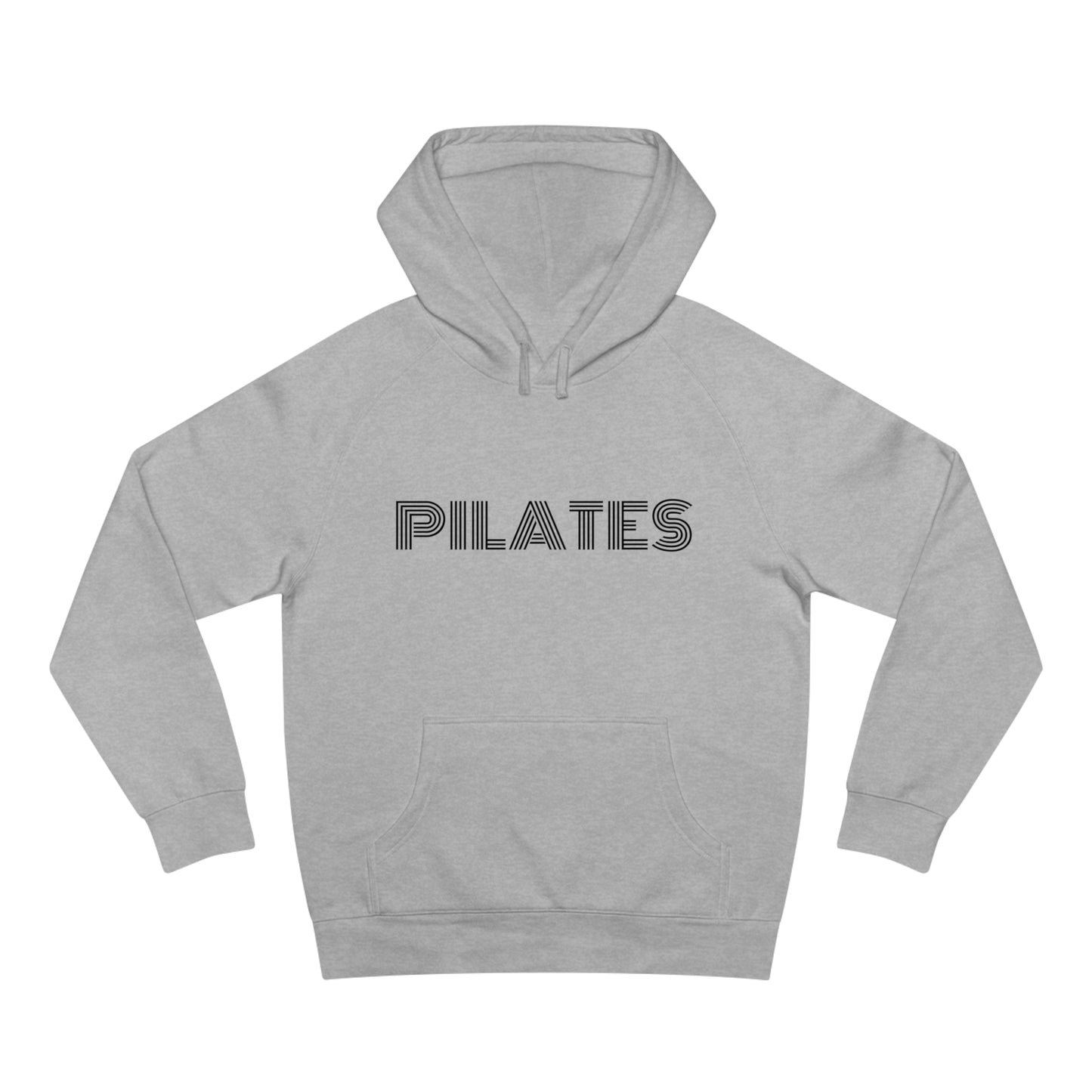 Retro Pilates Heather Pink Hoodies