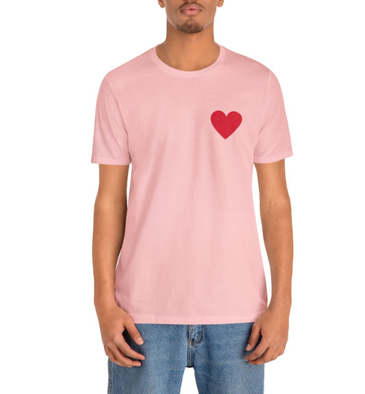 Heart Shirt Jersey Short Sleeve T-shirt