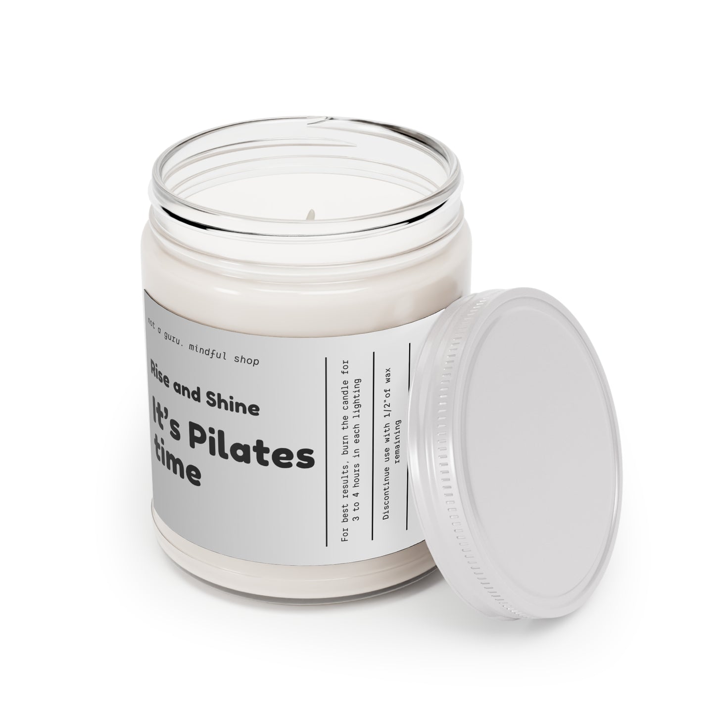 Rise And Shine It's Pilates Time Scented Candles