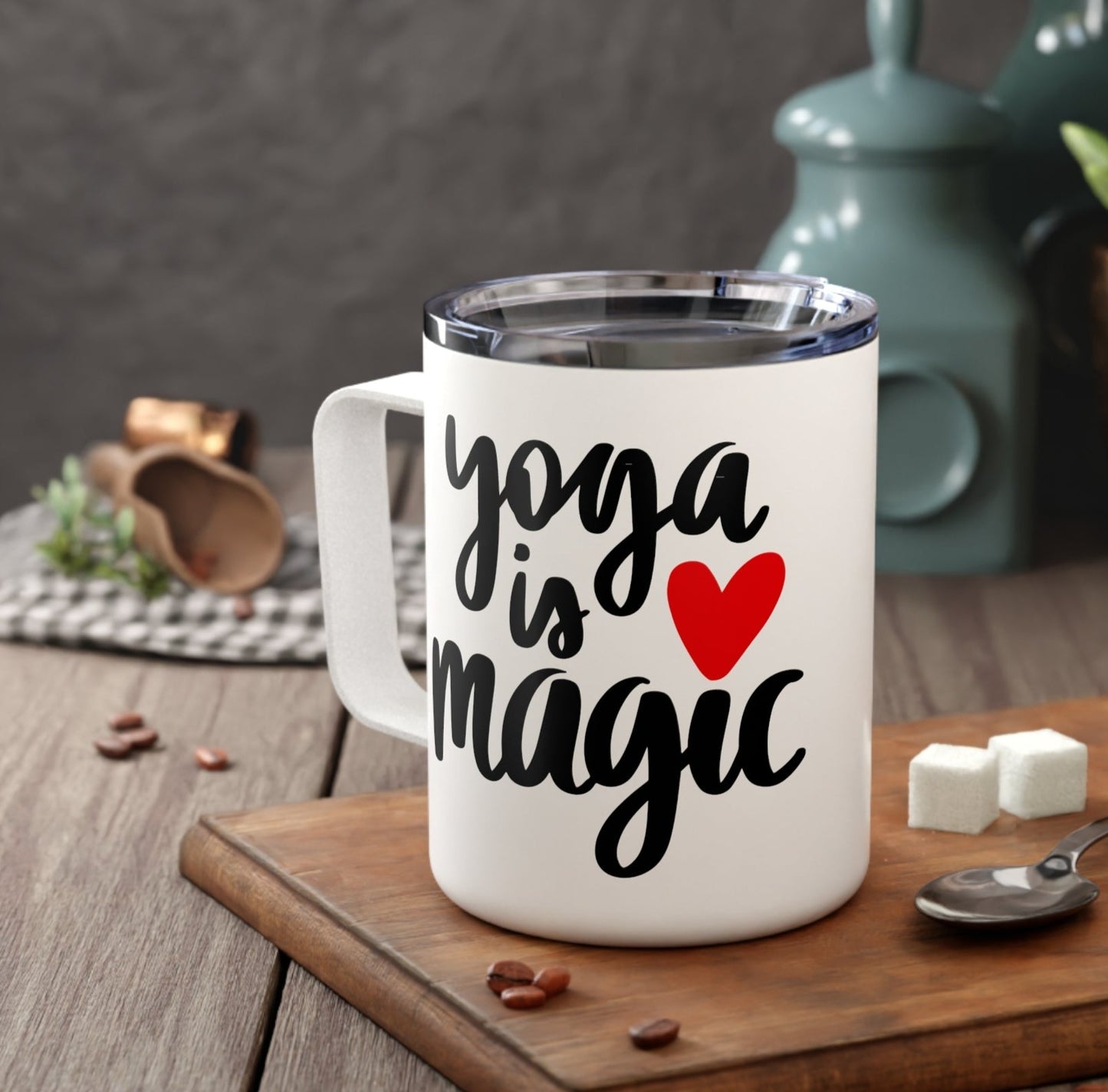 Yoga Is Magic Stainless Steel Mug